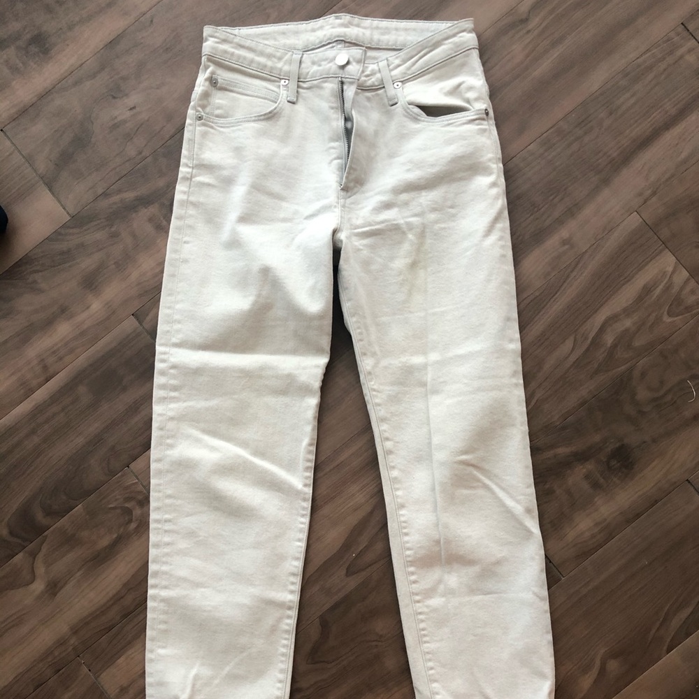 Helmut Lang Cream Pants